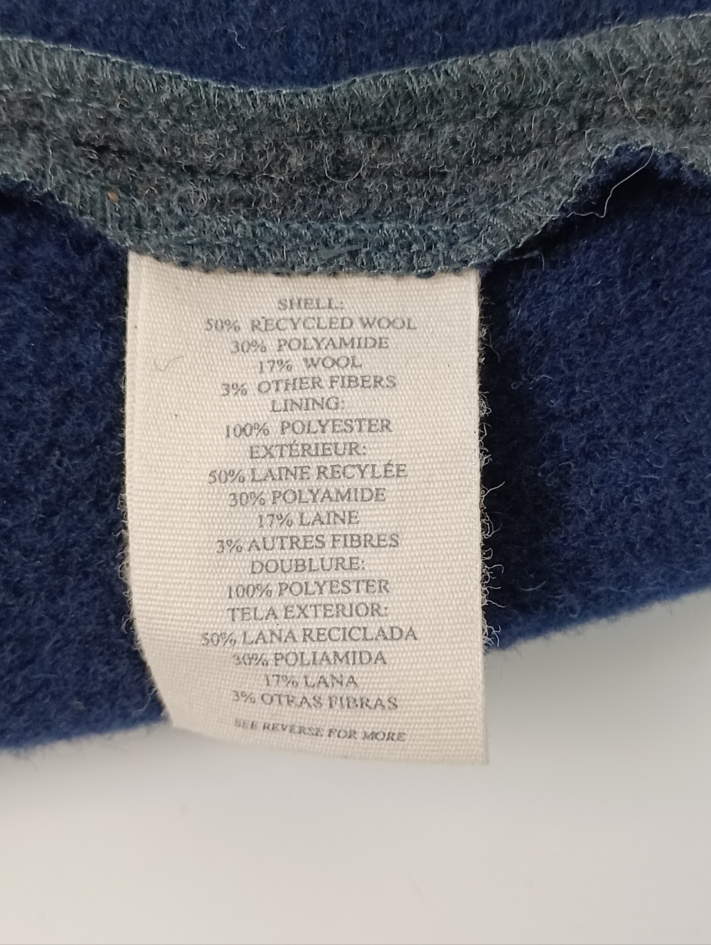 Faherty Atlantic Knit Coat Size XS Womens Quiet Luxury Wool Blend In Charcoal - Picture 13 of 15
